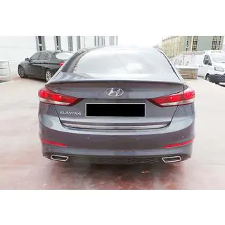 Heckdiffusor DPT V-1 (Schwarz Glanz) Hyundai Elantra (AD) 2015-2020 Foto 2