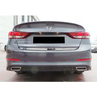 Heckdiffusor DPT V-1 (Schwarz Glanz) Hyundai Elantra (AD) 2015-2020 Foto 3