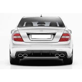 Heckdiffusor DPT (2011-2014, für AMG SD, Schwarz Glanz) Foto 3