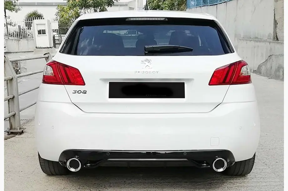 Peugeot 308 2014-2021 Heckdiffusor DPT (HB, Schwarz Glanz) Foto 5