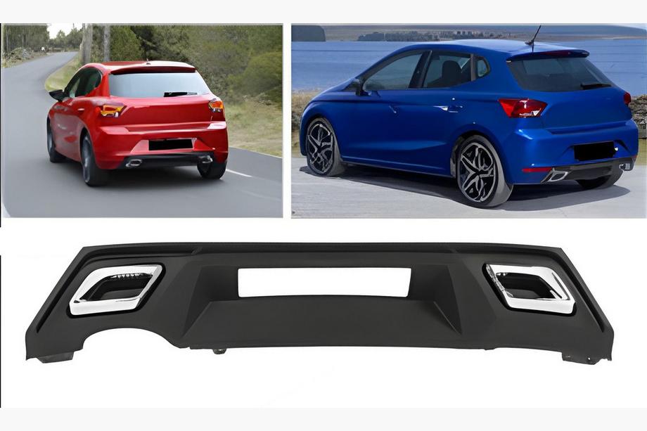 Seat Ibiza 2017- Heckdiffusor DPT V-2 (Schwarz Glanz) Foto 1