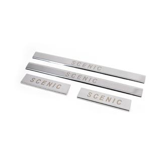 Einstiegsleisten Carmos (4 Stk, Edelstahl) Renault Scenic/Grand 2003-2009 Foto 2