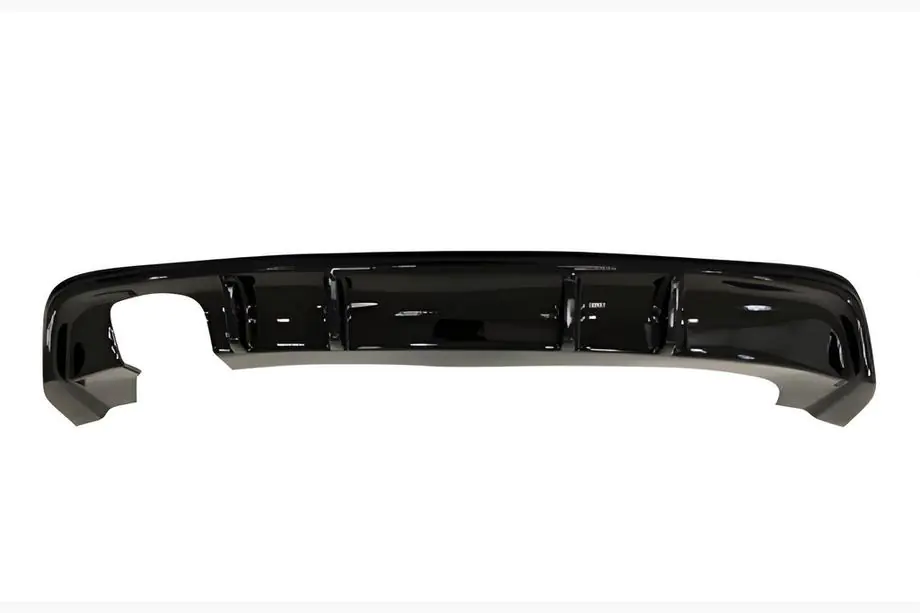 Seat Leon 2013-2020 Heckdiffusor DPT V-5 (2013-2016, Schwarz Glanz) Foto 1
