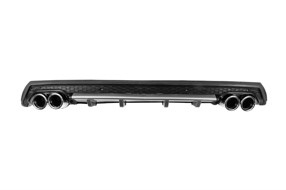 Universeller Heckdiffusor DPT V-12 (ABS) (Grau + Schwarz Glanz) Foto 2