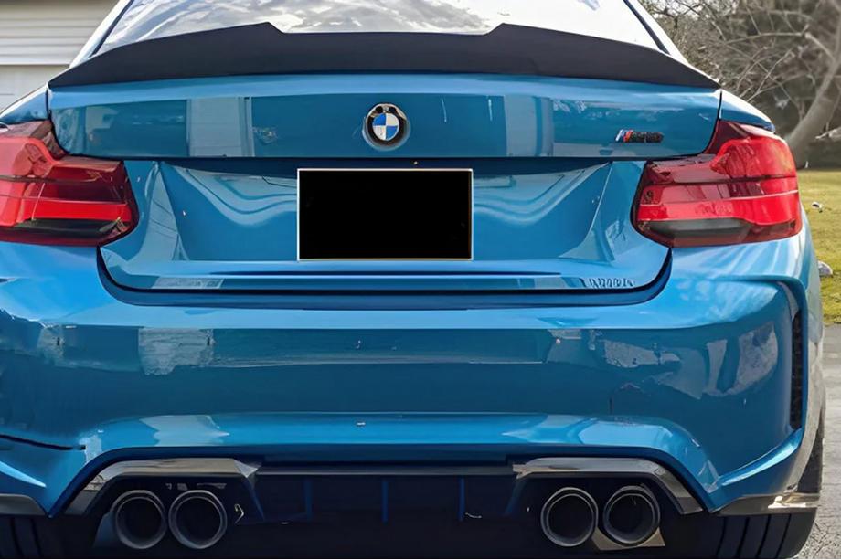 BMW 2 Series F22/F23 2014-2021 PSM-Style Heckspoiler (für F22, Schwarz Glanz) Foto 1