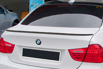 BMW 3 Series E90/E91 2005-2011 Spoiler M3-Style (für E90, Schwarz Glanz) Foto 5
