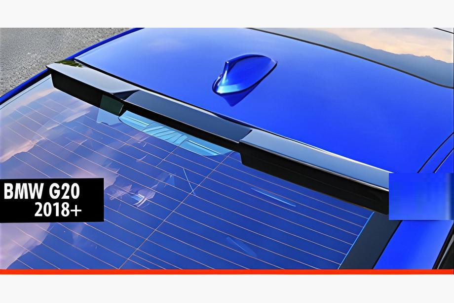 BMW 3 Series G20/G21 2018- Heckspoiler Blende (für G20/G80, Schwarz Glanz) Foto 1