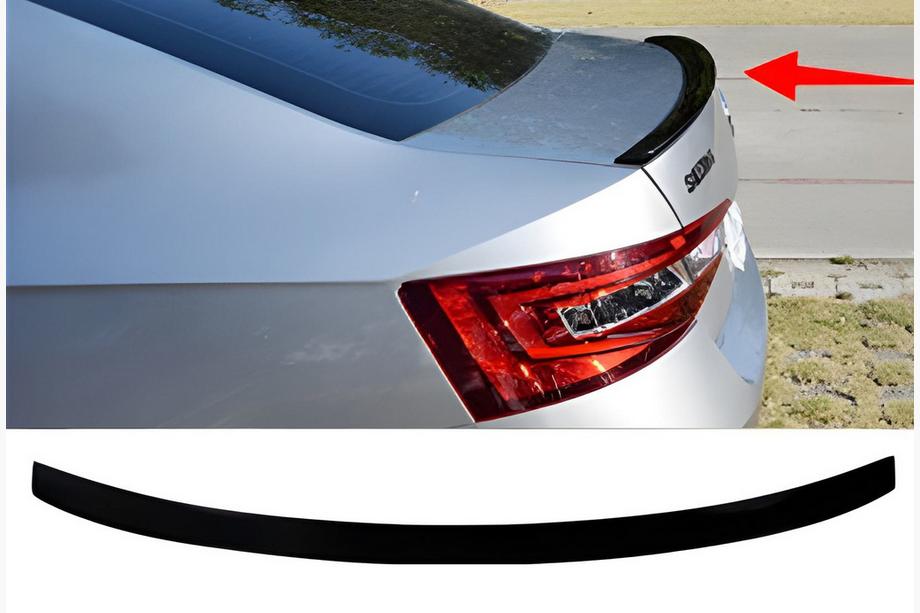 Skoda Superb 2015-2024 Spoiler DPT V-1 (2019-2024, Schwarz Glanz) Image
