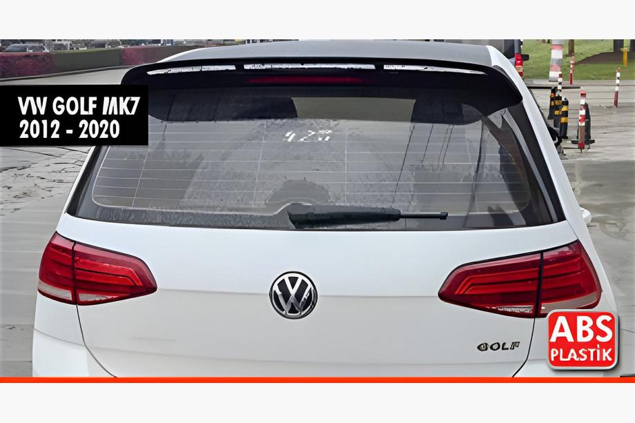 Volkswagen Golf 7/E-Golf 2012-2020 Spoiler DPT V-8 (HB, Schwarz Glanz) Foto 1