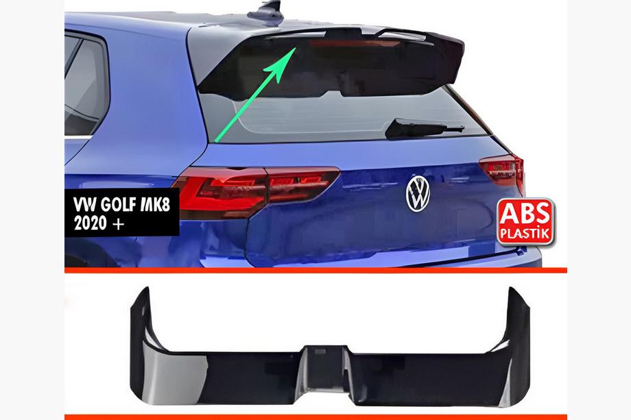 Volkswagen Golf 8 2019- DPT V-1 Heckspoiler (HB, Schwarz Glanz) Foto 1