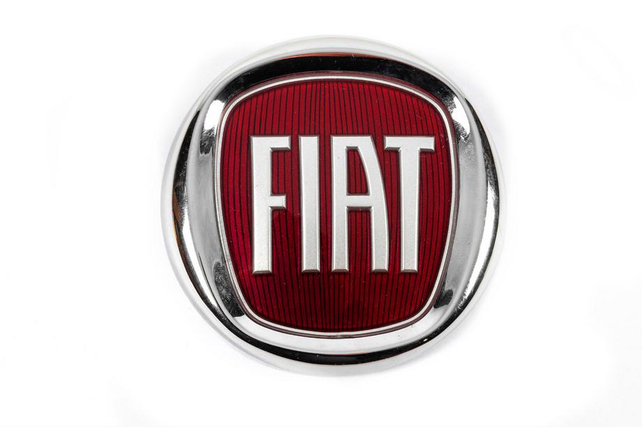Fiat Emblem (Rot, mit Stiftbefestigung) 95 mm Image