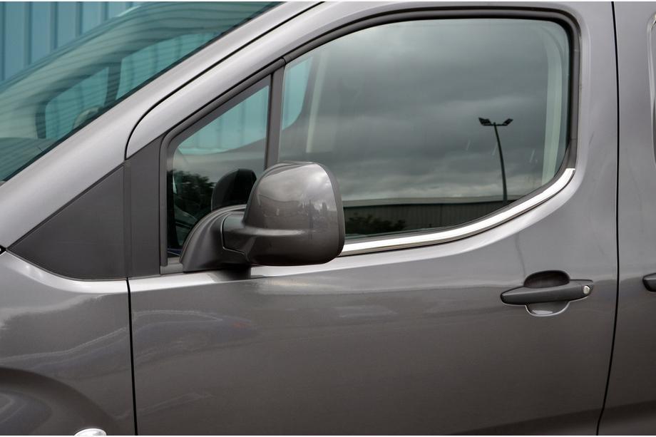 Toyota Proace City 2016- Fensterzierleisten Omsa Line (2 Stk, Edelstahl) Foto 5