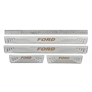 Universelle Einstiegsleisten Ford V-2 (4 Stk., Edelstahl) Foto 1
