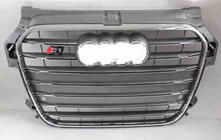 Audi A1 2010-2018 Frontgrill S-Style (2010-2014, grau mit Chrom) Foto 1