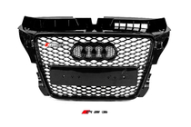 Audi A3 2003-2012 Frontgrill RS-Style (2008-2012, schwarz mit Chrom) Foto 1