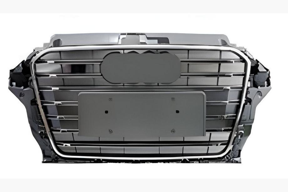 Audi A3 2012-2020 Frontgrill RS-Style (2012-2016, grau mit Chrom) Image