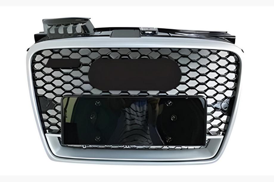 Audi A4 B7 2004-2008 Frontgrill RS-Style V-1 (schwarz mit Chrom) Foto 1