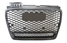 Audi A4 B7 2004-2008 Frontgrill RS-Style V-2 (schwarz mit Chrom) Foto 1