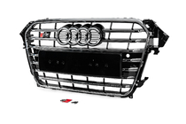 Audi A4 B8 2007-2015 Frontgrill S-Style (2012-2015, schwarz mit Chrom) Foto 2