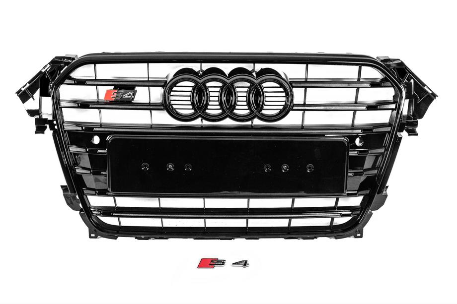 Audi A4 B8 2007-2015 Frontgrill Schwarz S-Style (2012-2015) Image