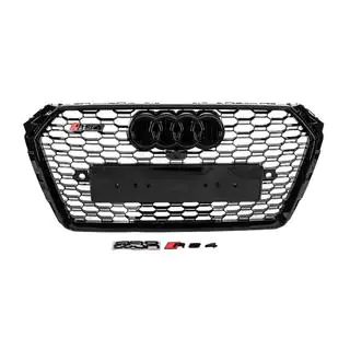 RS-Style Kühlergrill vorne mit Quattro Schriftzug (2015-2019, schwarz) Foto 1