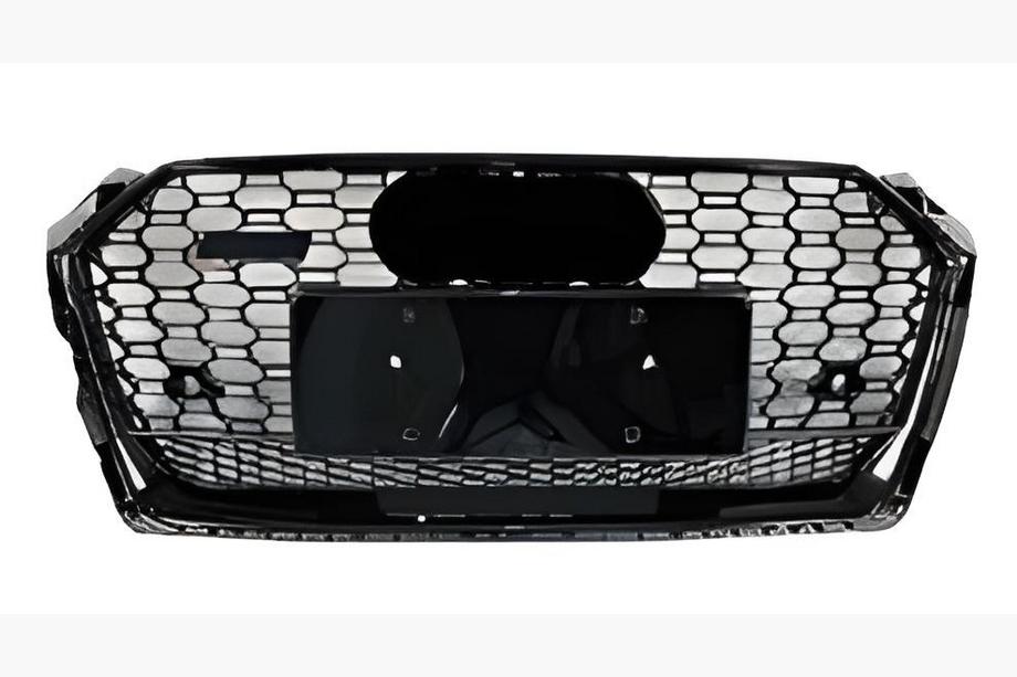 Audi A5 2016-2025 Frontgrill RS-Style mit Quattro Schriftzug (2016-2019, schwarz) Foto 1