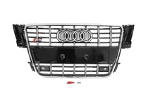 Audi A5 2007-2015 Frontgrill S-Style (2007-2011, schwarz mit Chrom) Foto 1