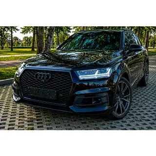 RSQ7-Style Kühlergrill vorne (2015-2019, schwarz) Foto 4