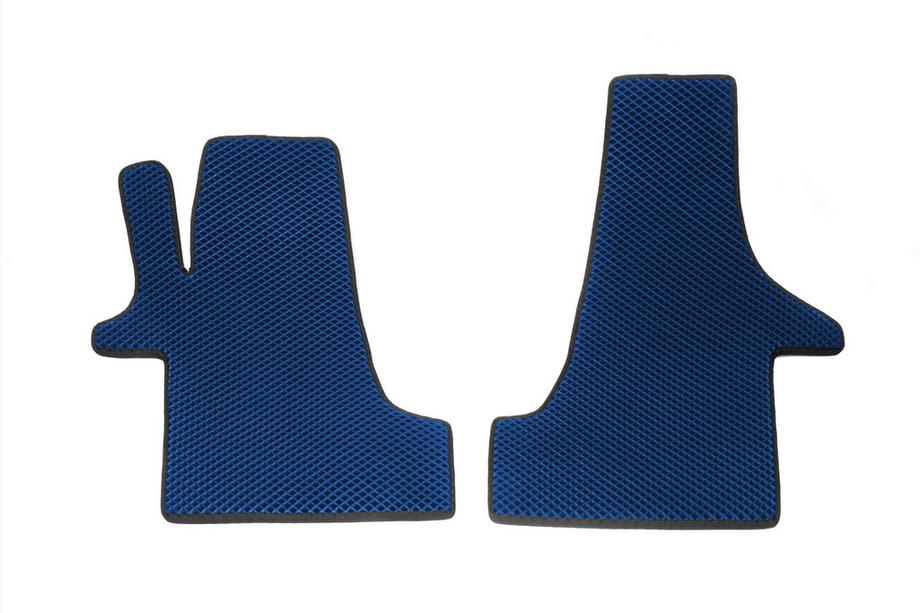 Volkswagen T6 2015-2024 EVA Fußmatten (Blau, vorne, für 2+1) Image
