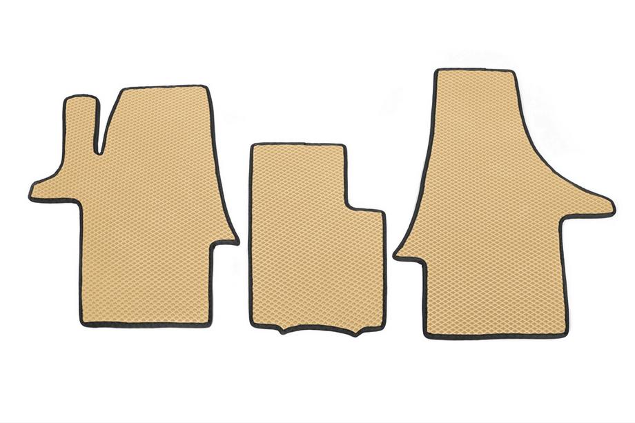 Volkswagen T6 2015-2024 EVA Fußmatten (beige, vorne, für 1+1) Foto 1