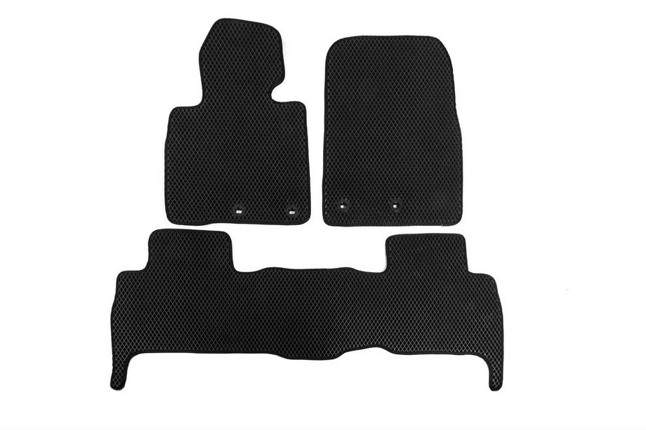 Lexus LX570/450d 2008-2022 EVA Gummimatten V-2 (2012-2021, Schwarz) Image