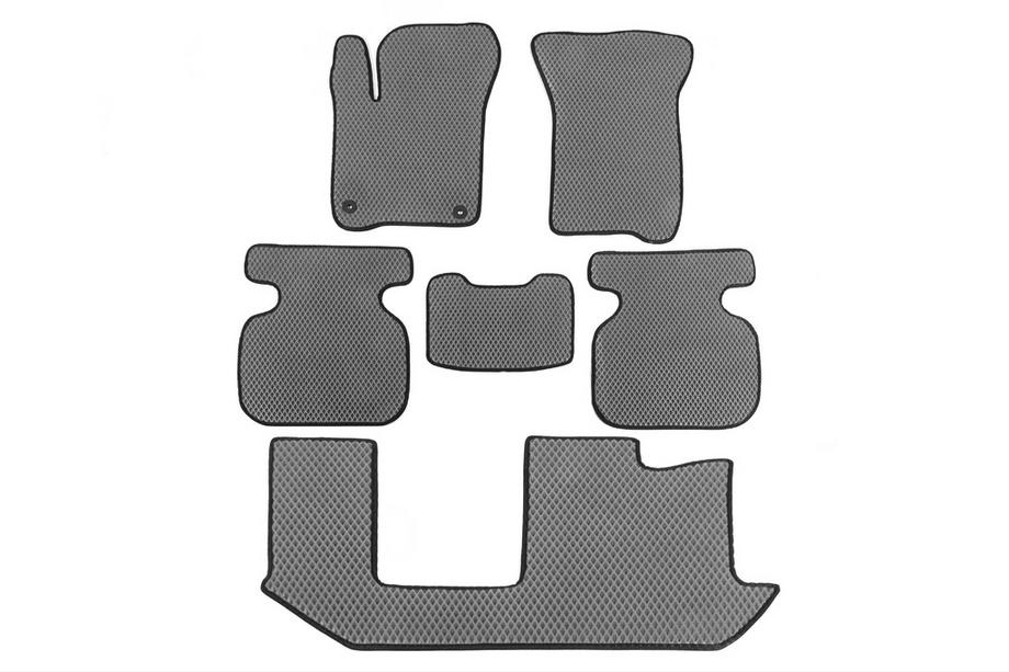 Dodge Journey 2008-2020 EVA Fußmatten (3 Reihen, Grau) Image