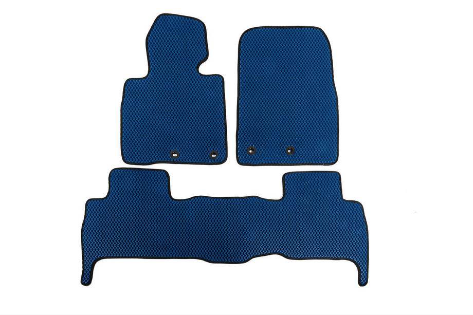 Toyota Land Cruiser 200 2007-2021 EVA Fußmatten V-2 (2012-2021, Blau) Image