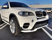 BMW X5 E70 2007-2013 Frontspoilerlippe für Stoßstange (für 2010-2013 Base, lackierfähig) Foto 8