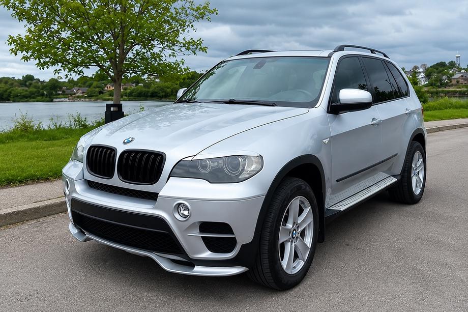 BMW X5 E70 2007-2013 Frontspoilerlippe für Stoßstange (für 2010-2013 Base, lackierfähig) Image