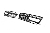 Audi A5 2007-2015 Nebelscheinwerfer-Gitter RS-Style (Sport, 2011-2015, 2 Stk, Schwarz) Foto 3