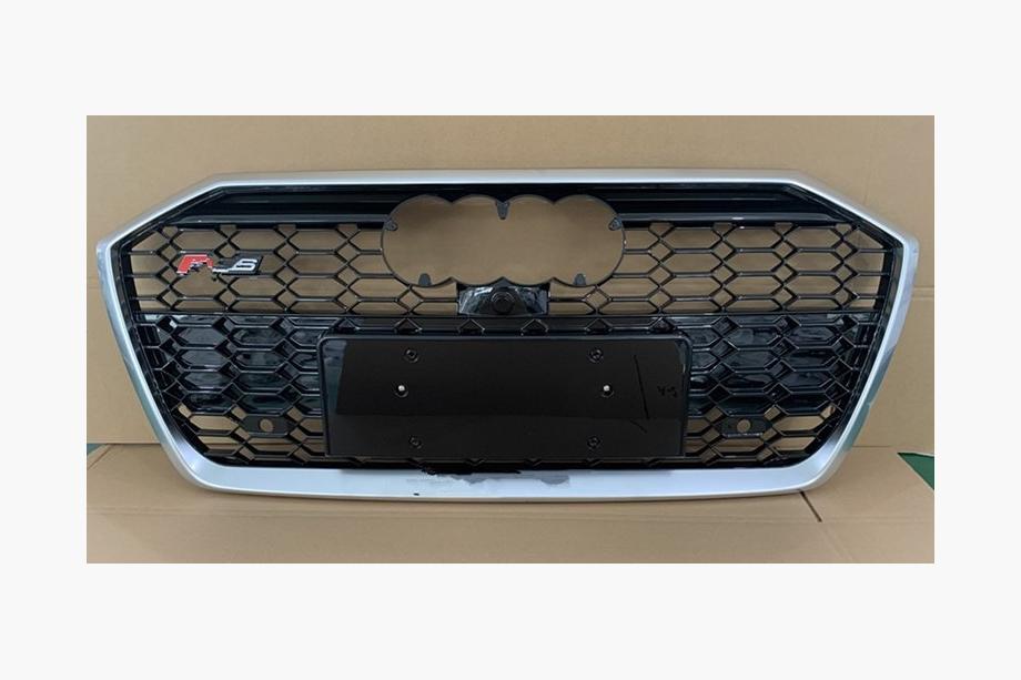 Audi A6 C8 2018–2025 Frontgrill RS-Style (schwarz mit Chrom) Foto 1