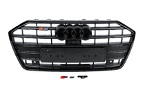 Audi A6 C8 2018–2025 Frontgrill S-Style (schwarz) Foto 1