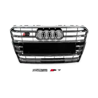 Frontgrill S-Style (2010-2014, schwarz mit Chrom) Foto 1