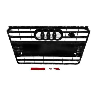 Frontgrill S-Style (2010-2014, schwarz mit Chrom) Foto 4