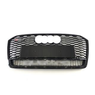 Frontgrill RS-Style mit Quattro Schriftzug (2015-2018, schwarz) Foto 2