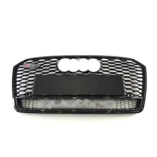 Frontgrill RS-Style mit Quattro Schriftzug (2015-2018, schwarz) Foto 2