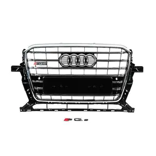 Frontgrill SQ-Style (2012-2017, schwarz mit Chrom) Foto 1