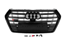 Audi Q5 2017-2025 Frontgrill SQ-Style (2017-2020, schwarz) Foto 2
