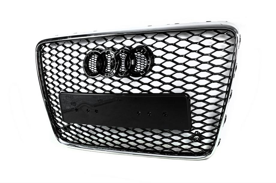 Audi Q7 2005-2015 Frontgrill RSQ-Style (schwarz mit Chrom) Foto 6