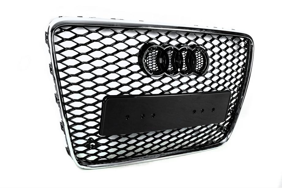 Audi Q7 2005-2015 Frontgrill RSQ-Style (schwarz mit Chrom) Foto 7