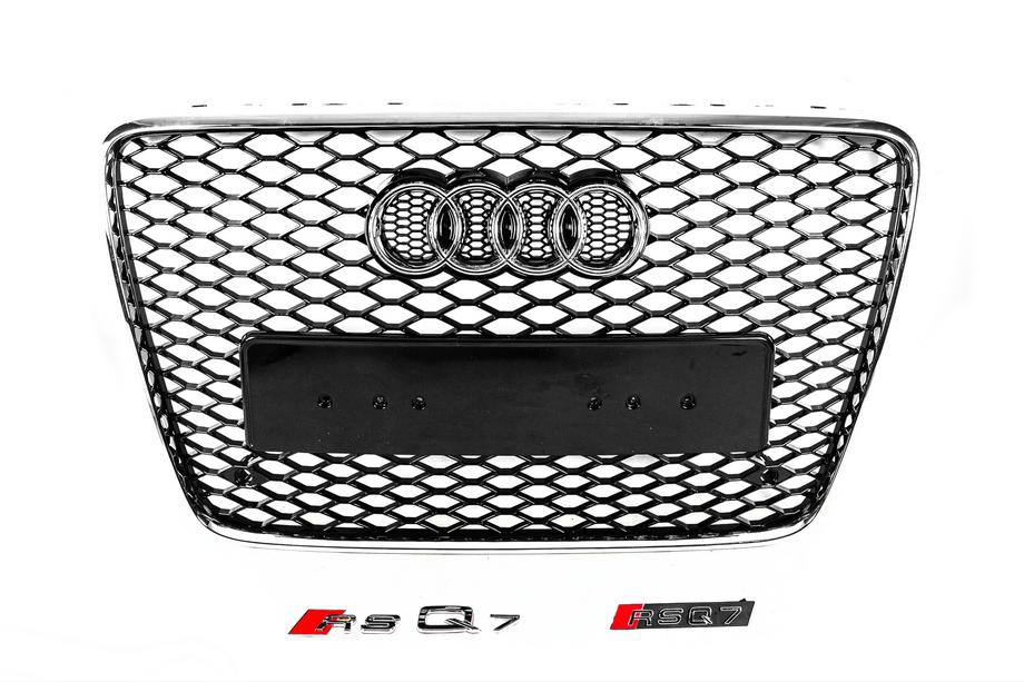 Audi Q7 2005-2015 Frontgrill RSQ-Style (schwarz mit Chrom) Foto 1