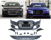 Audi A6 C7 2011-2017 Frontstoßstange mit schwarzem RS6-Style Grill (2014–2017) Foto 2