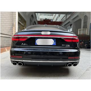 Heckdiffusor mit Endrohren S-Style (2018-2021) Audi A8 2018- Foto 1