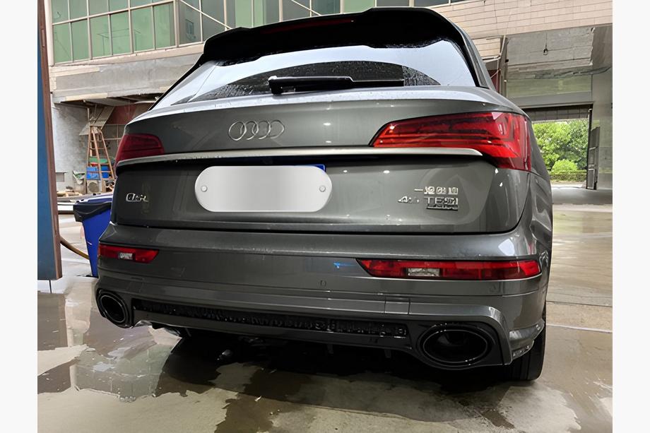 Audi Q5 2008-2017 Heckdiffusor mit Endrohren QRS-Style Foto 1